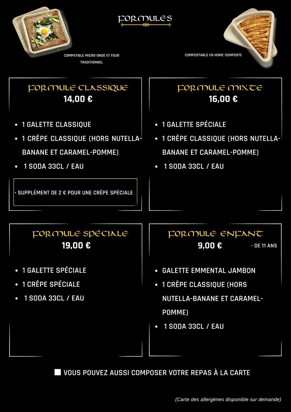 Carte à emporter Kénavo Crêpes - page 2