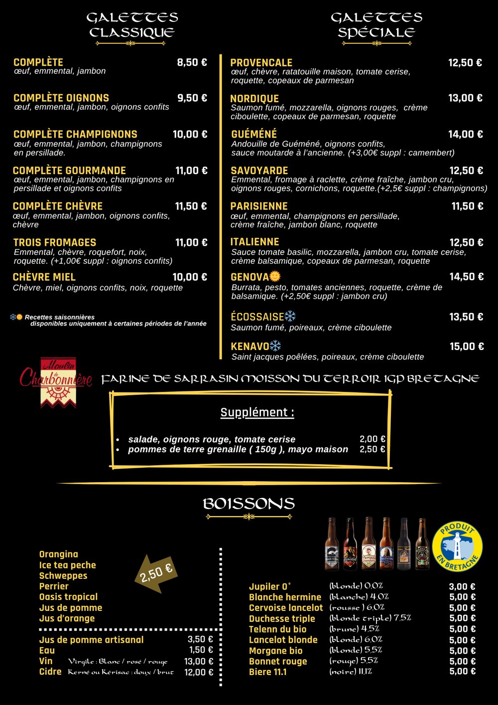 Carte à emporter Kénavo Crêpes - page 3
